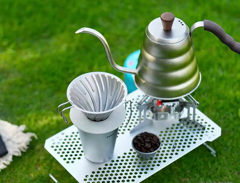 Титановий чайник для пуровера HARIO V60 Drip Kettle Buono Titanium