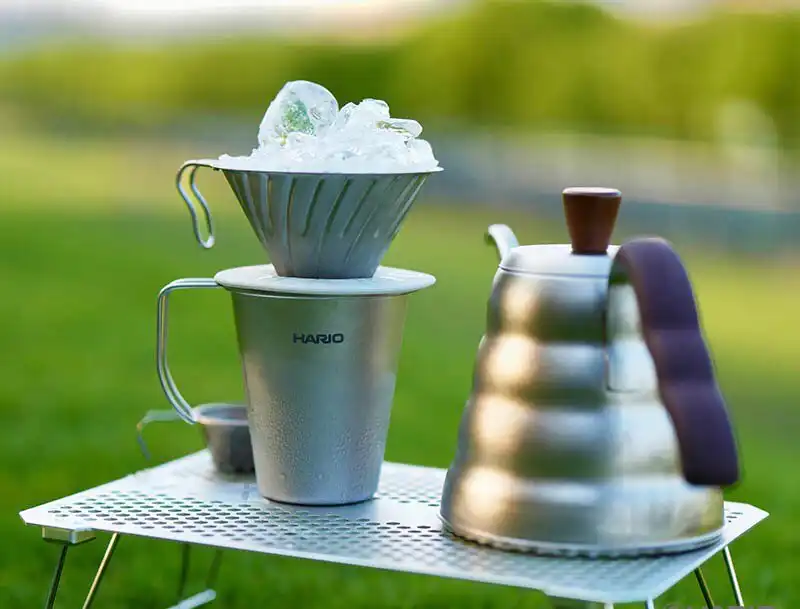 Титановий чайник для пуровера HARIO V60 Drip Kettle Buono Titanium