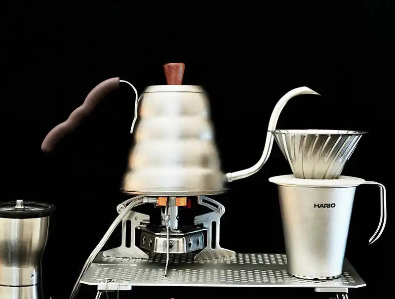 Титановый чайник для пуровера HARIO V60 Drip Kettle Buono Titanium