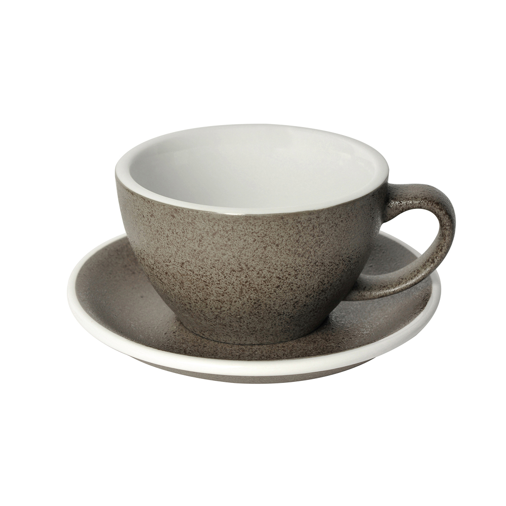 Набір LOVERAMICS EGG Cafe Latte Cup and Saucer чашка та блюдце 300ml | Potters Colours