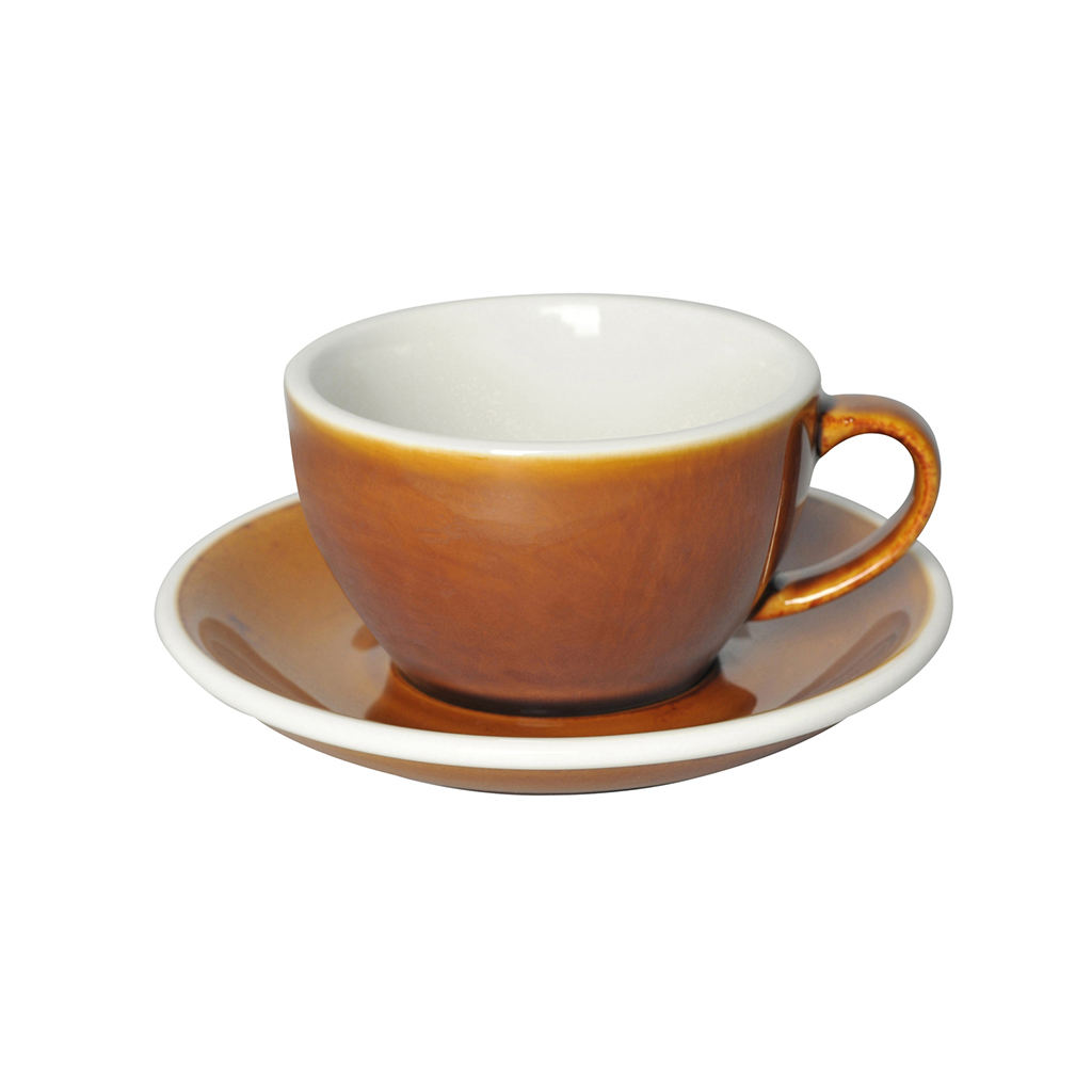 Набір LOVERAMICS EGG Cappuccino Cup and Saucer чашка та блюдце 250ml | Potters Colours