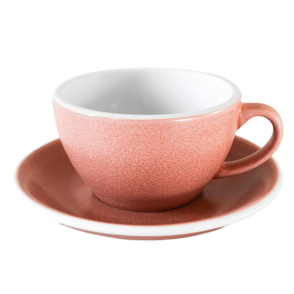 Набір LOVERAMICS EGG Cappuccino Cup and Saucer чашка та блюдце 250ml | Mineral Colours
