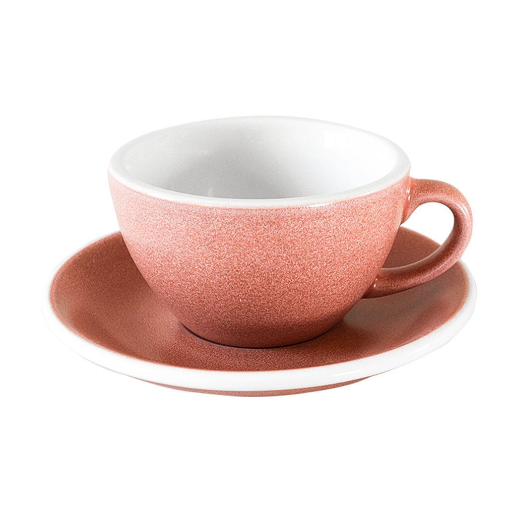 Набір LOVERAMICS EGG Cappuccino Cup and Saucer чашка та блюдце 200ml | Mineral Colours