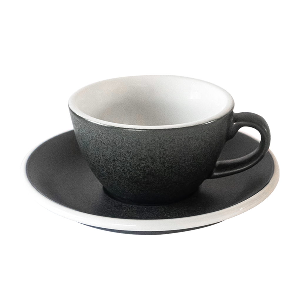 Набір LOVERAMICS EGG Flat White Cup and Saucer чашка та блюдце 150ml | Mineral Colours